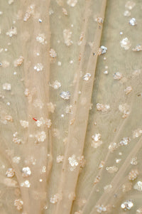 Designer Gold Net Saree