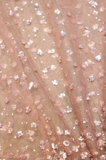 Designer Onion Pink Net Saree