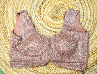 Designer Onion Pink Net Saree