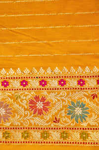 Handwoven Rangkat Banarasi Katan Silk Saree