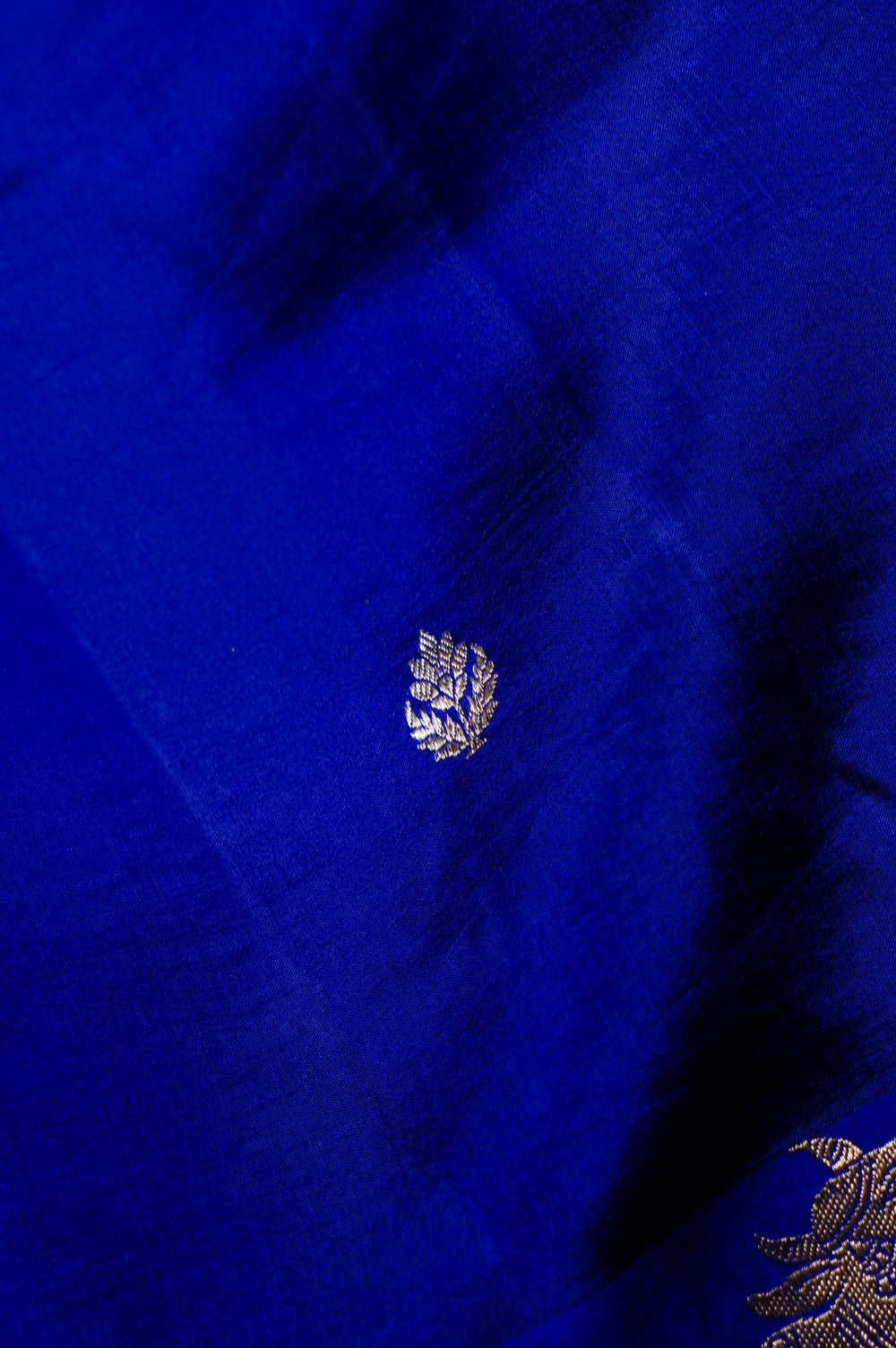 Handwoven Royal Blue Banarasi Katan Soft Silk Saree