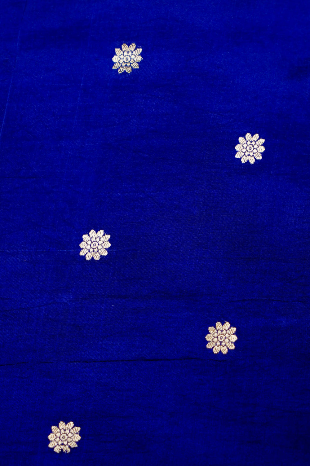 Handwoven Royal Blue Banarasi Katan Soft Silk Saree