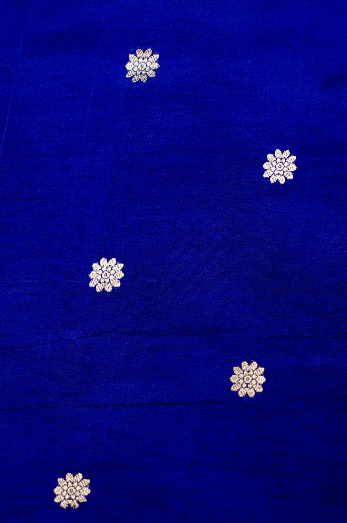 Handwoven Royal Blue Banarasi Katan Soft Silk Saree