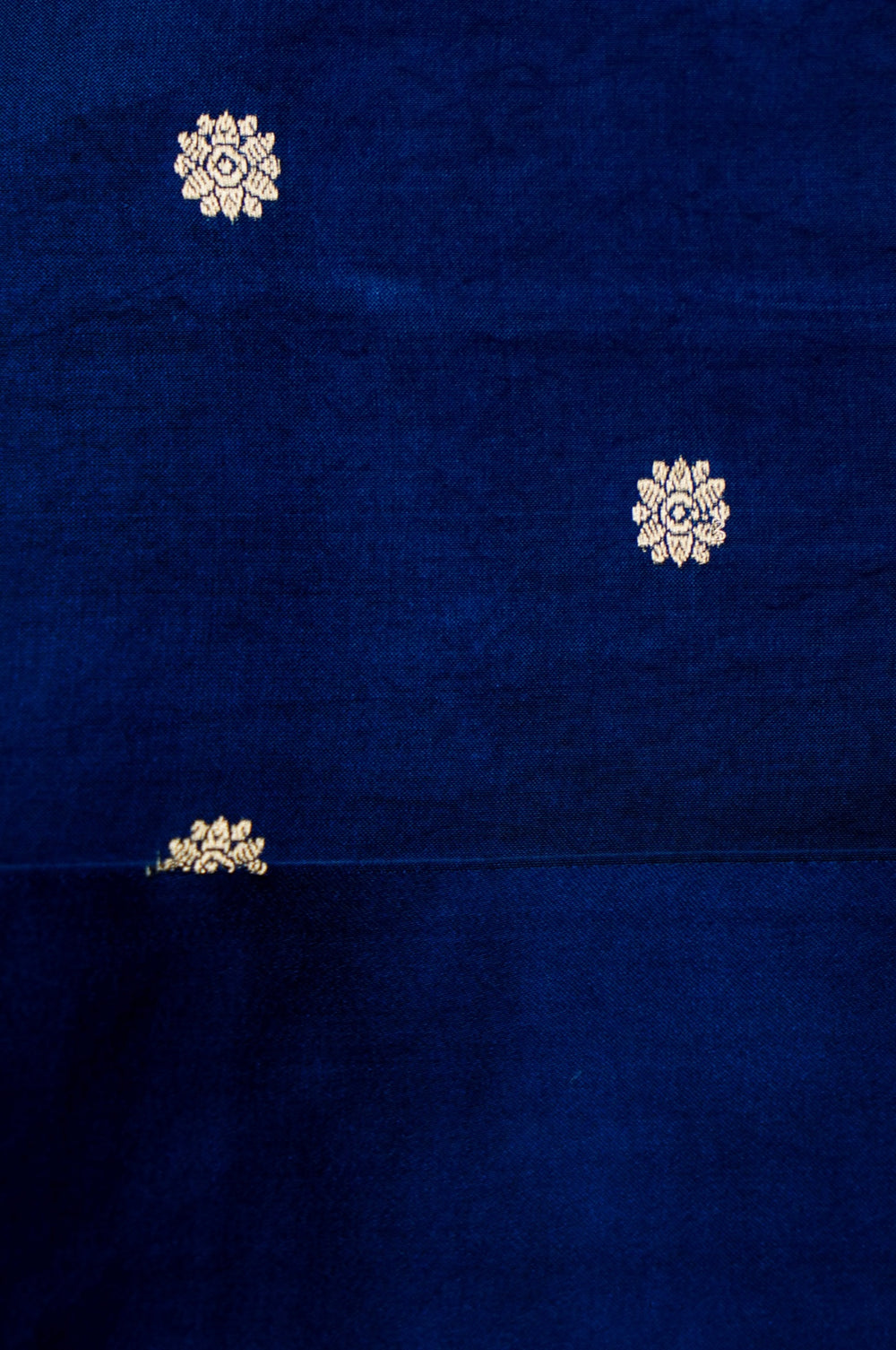 Handwoven Blue Banarasi Katan Soft Silk Saree