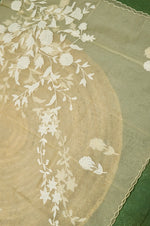 Designer Mud Green Mul Mul Cotton Suit