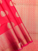 Banarasi Red Blended Tanchoi Silk Saree