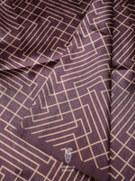 Banarasi Mauve Blended Tanchoi Silk Saree