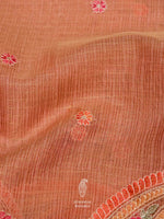 Banarasi Pink Blended Tissue Silk Saree