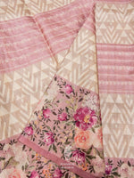 Banarasi Pink Blended Cotton Saree