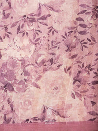 Banarasi Pink Blended Cotton Saree
