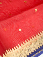 Handwoven Purple Banarasi Raw Silk Suit