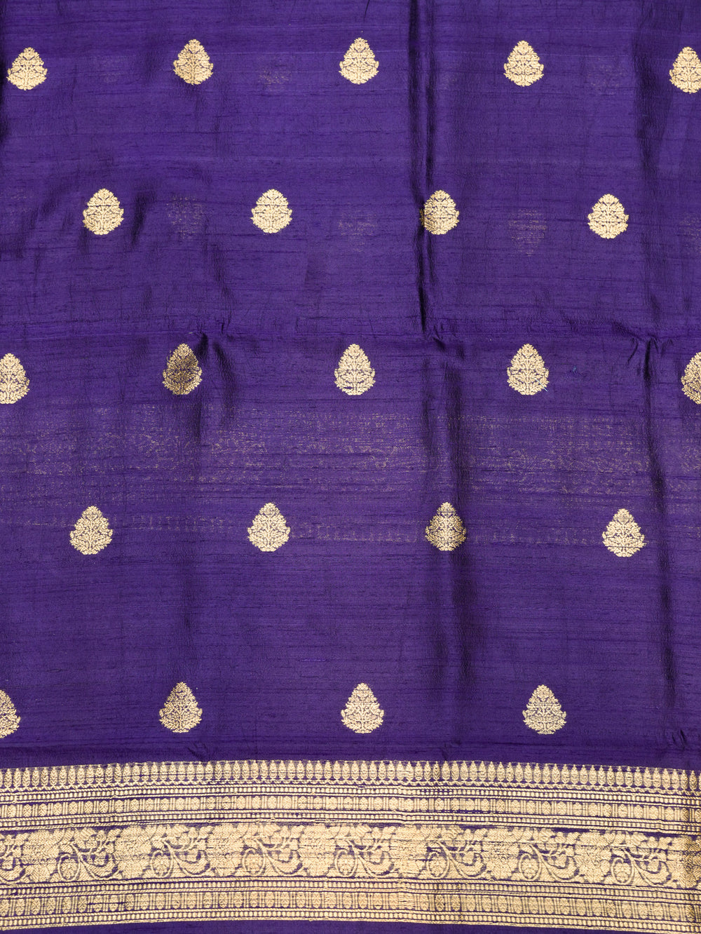 Handwoven Purple Banarasi Raw Silk Suit