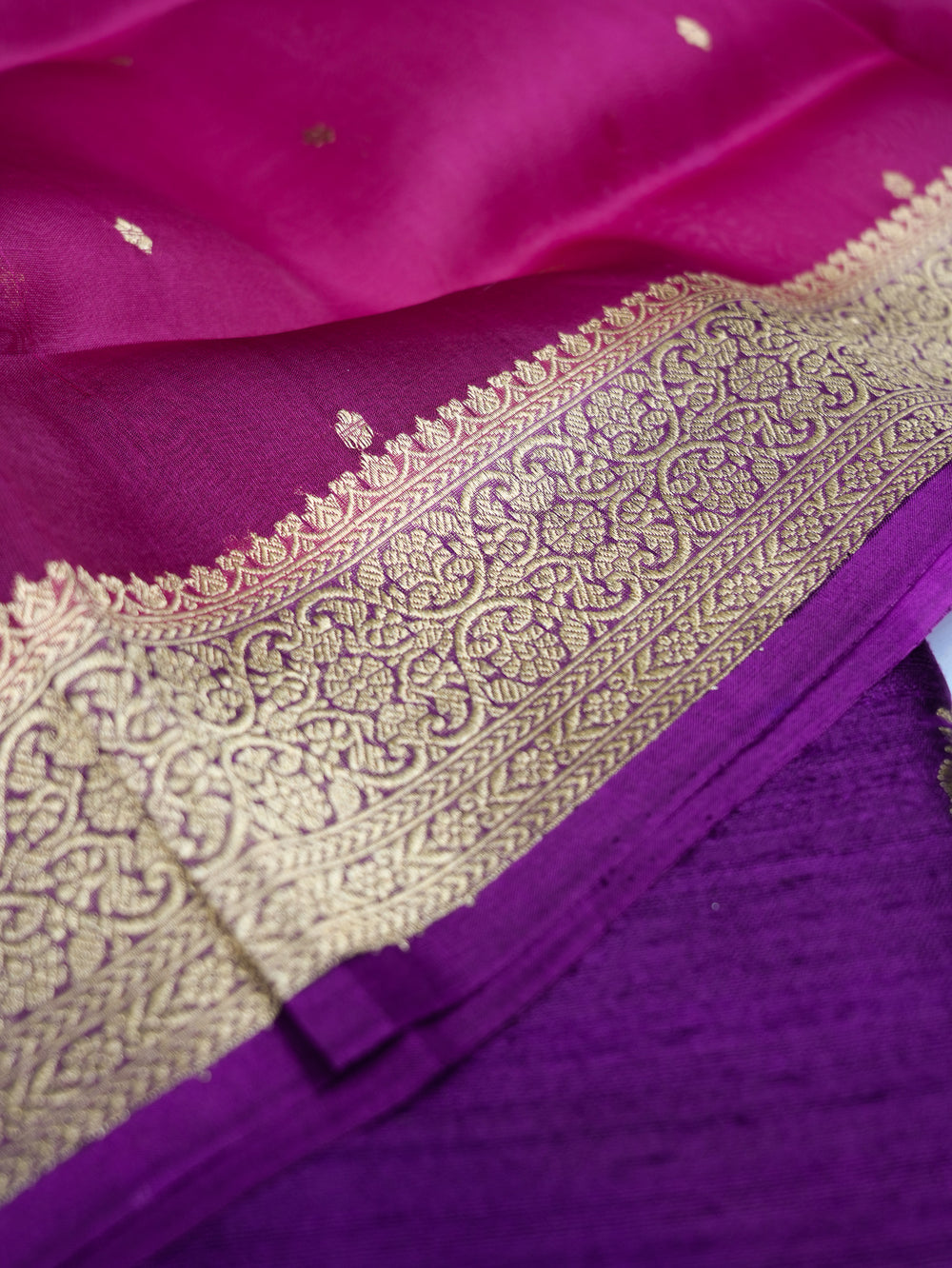 Handwoven Wine Banarasi Raw Silk Suit