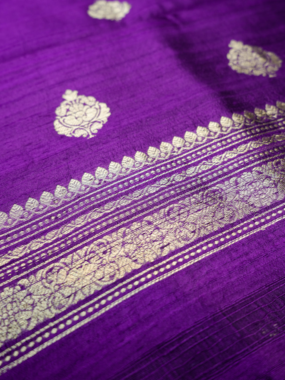 Handwoven Wine Banarasi Raw Silk Suit