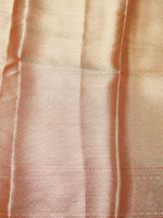 Handwoven Red Banarasi Tissue Silk Saree