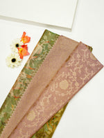 Handwoven Lavender Banarasi Handloom Silk Saree