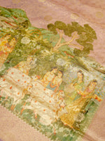 Handwoven Lavender Banarasi Handloom Silk Saree