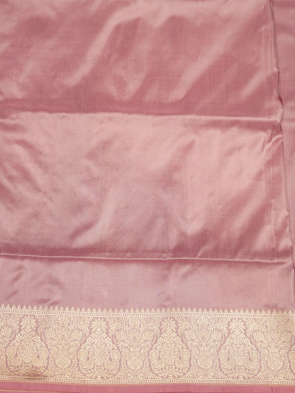 Handwoven Mauve Meenakari Motif Banarasi Katan Silk Saree