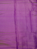 Handwoven Purple Banarasi Katan Silk Saree