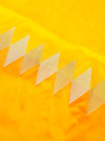 Handwoven Yellow Banarasi Katan Silk Saree