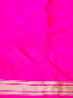 Handwoven Yellow Banarasi Katan Silk Saree