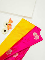 Handwoven Rani Pink Banarasi Katan Silk Saree