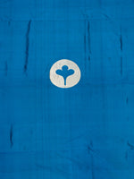 Handwoven Teal Blue Banarasi Katan Silk Co-ord Set