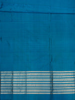 Handwoven Teal Blue Banarasi Katan Silk Co-ord Set