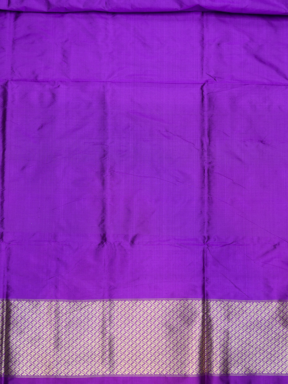 Handwoven Purple Banarasi Katan Silk Co-ord Set