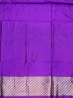 Handwoven Purple Banarasi Katan Silk Co-ord Set