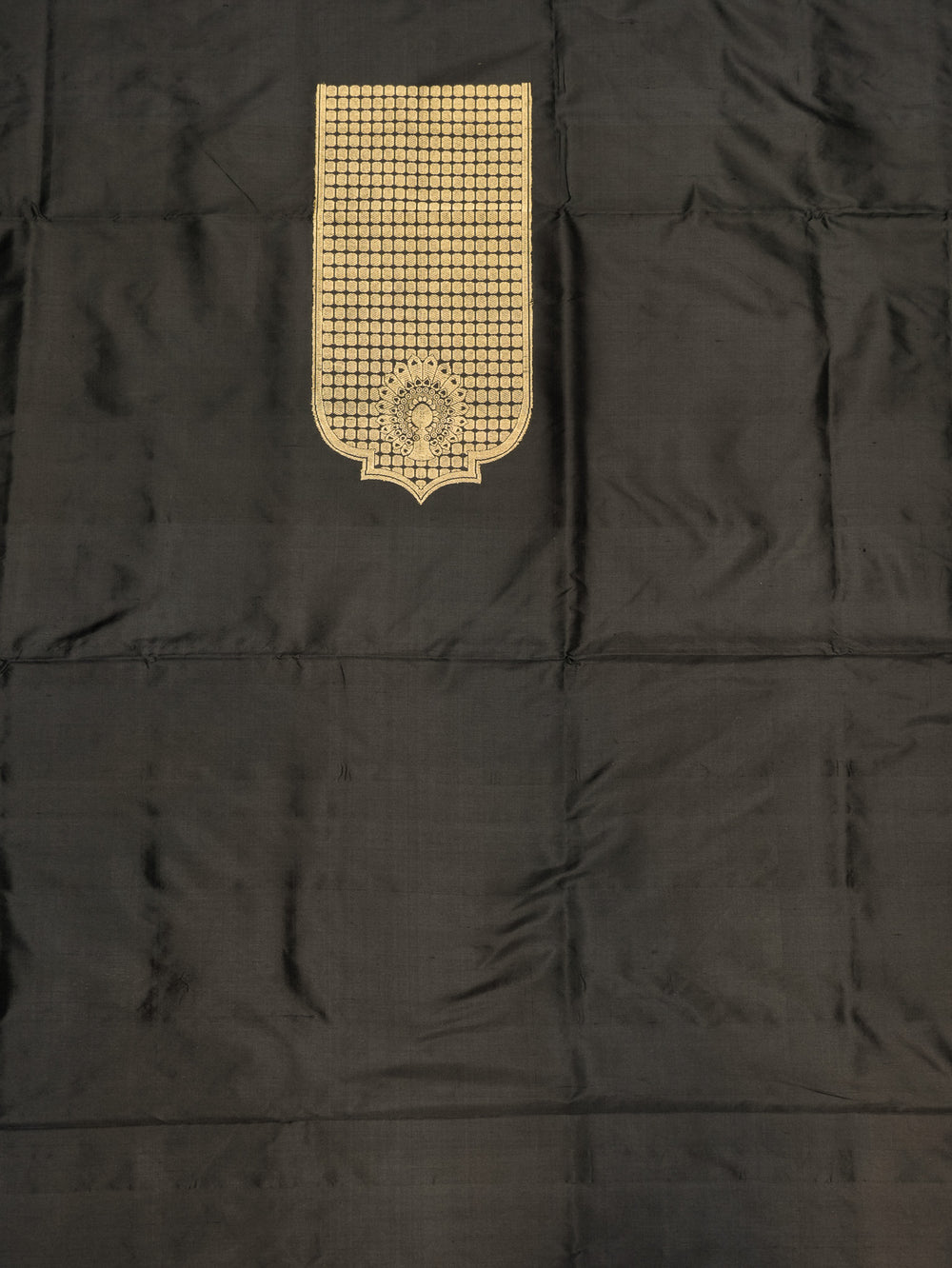 Handwoven Black Banarasi Katan Silk Co-ord Set