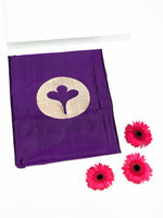 Handwoven Purple Banarasi Katan Silk Co-ord Set