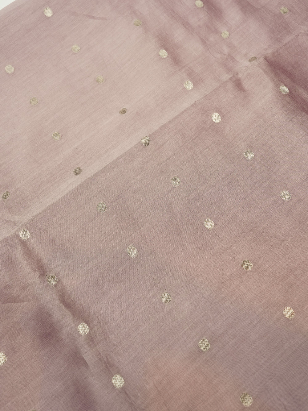 Handwoven Lavender Banarasi Chanderi Silk Suit