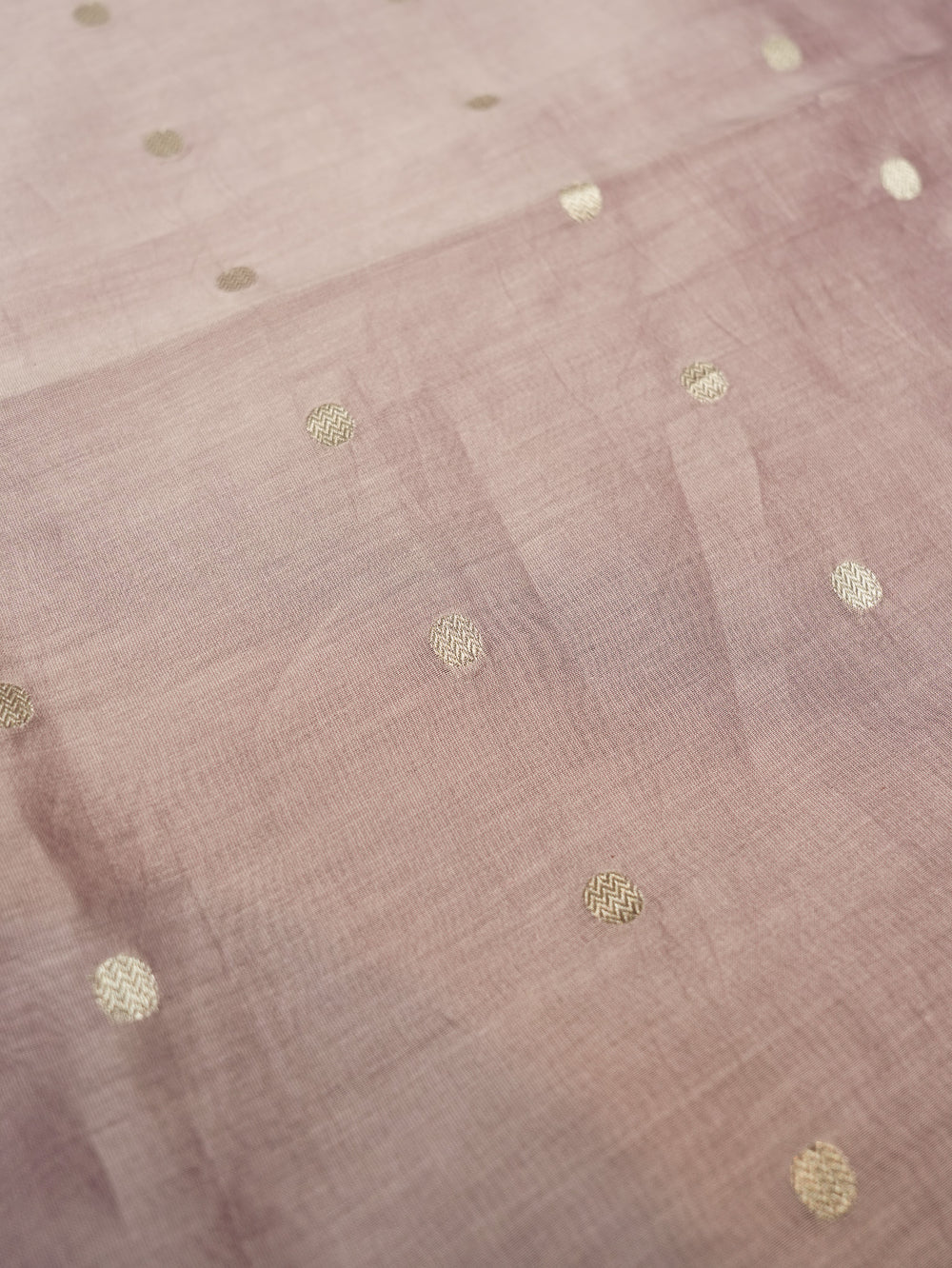 Handwoven Lavender Banarasi Chanderi Silk Suit