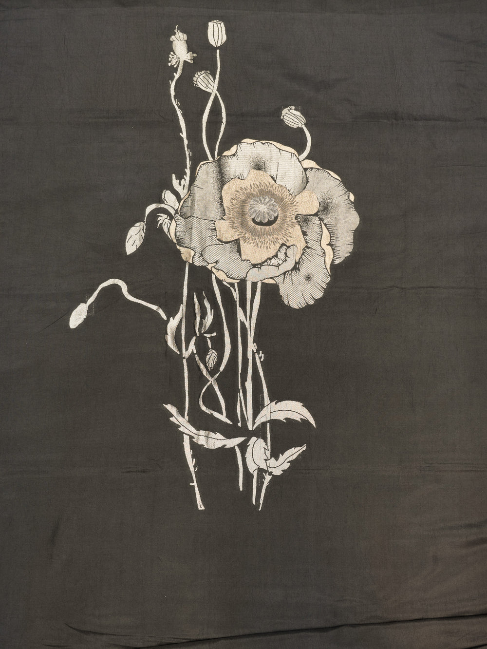 Handwoven Black Banarasi Katan Silk Co-ord Set