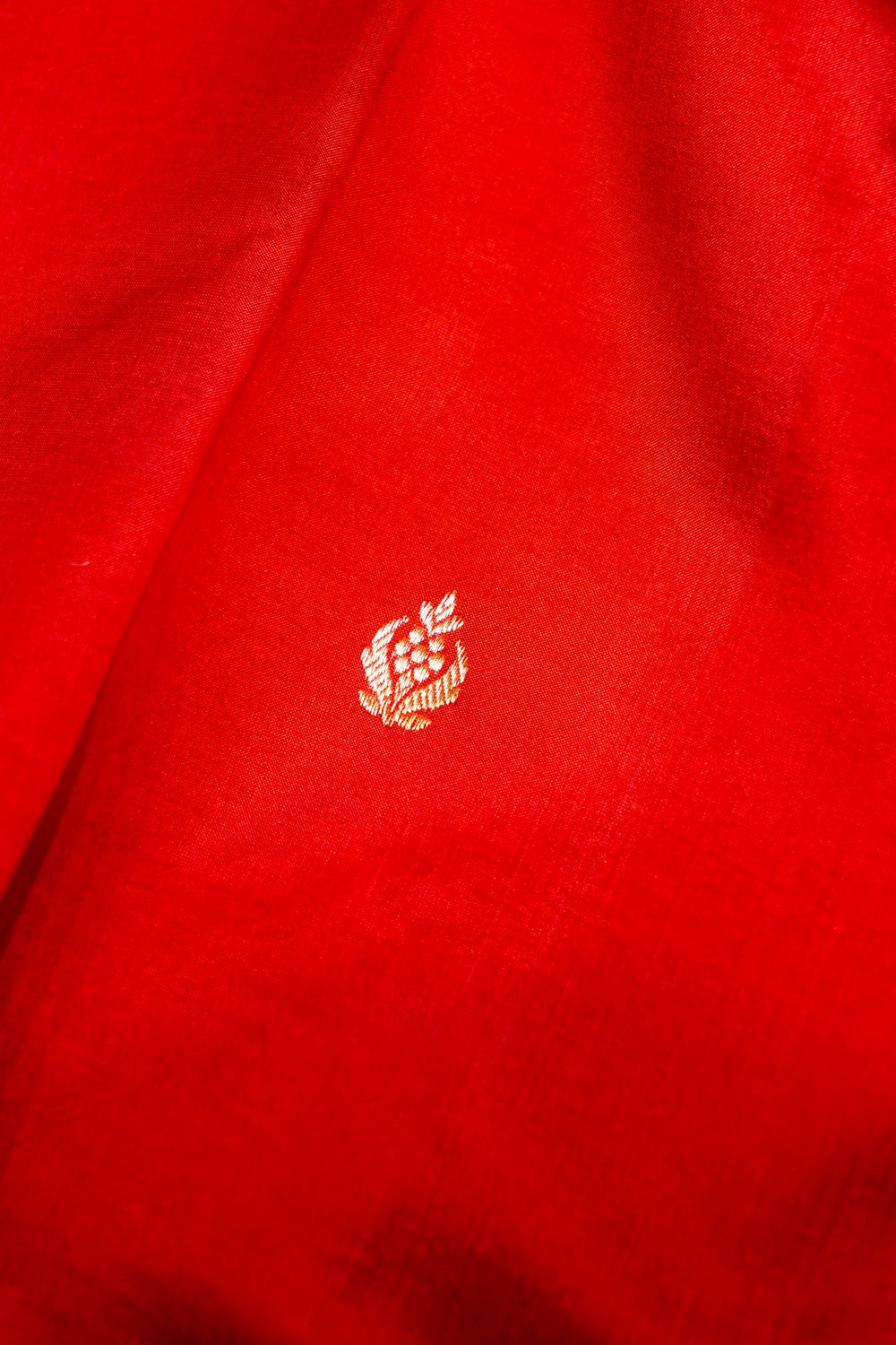 Handwoven Red Banarasi Katan Soft Silk Saree