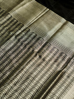 Handwoven Black Banarasi Katan Silk Saree