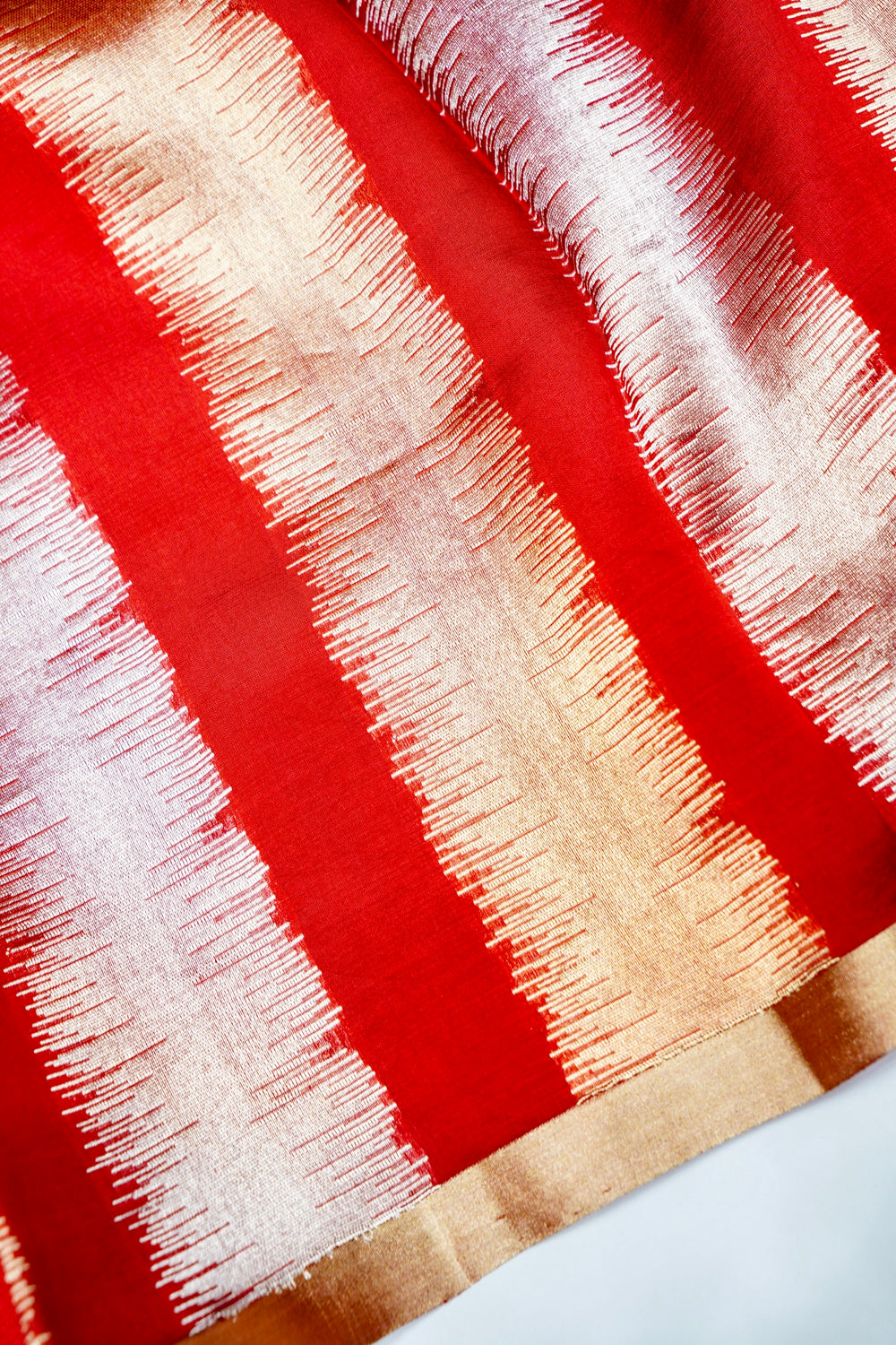Handwoven Red Banarasi Silk Saree