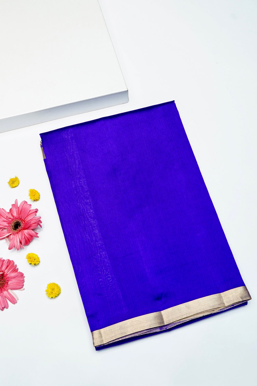 Handwoven Purple Banarasi Silk Saree