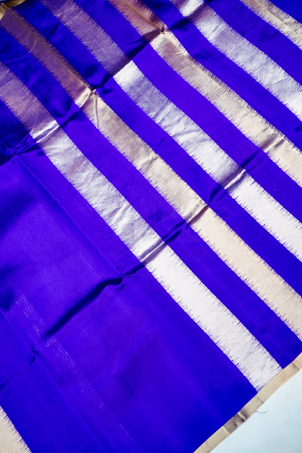 Handwoven Purple Banarasi Silk Saree