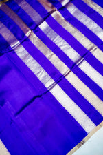 Handwoven Purple Banarasi Silk Saree