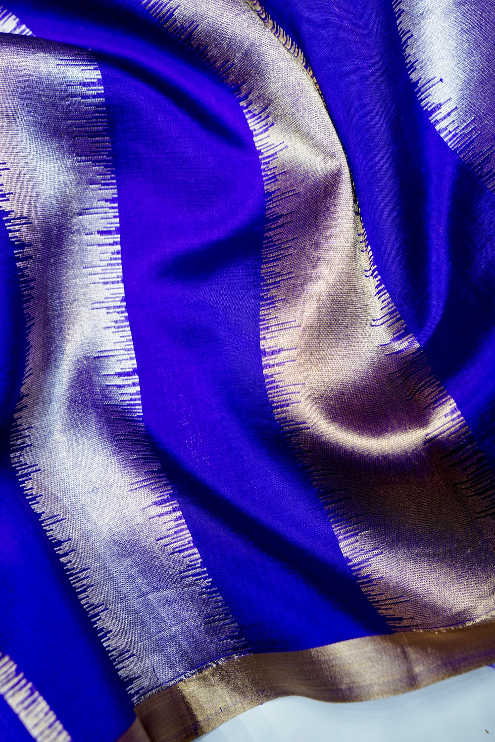 Handwoven Purple Banarasi Silk Saree