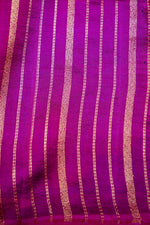 Handwoven Purple Banarasi Silk Saree