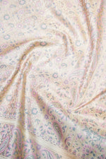 Banarasi Off White Blended Pashmina Silk Saree