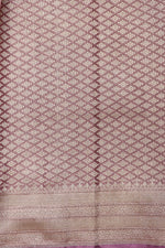 Handwoven Onion Pink Banarasi Katan Tissue Silk Saree