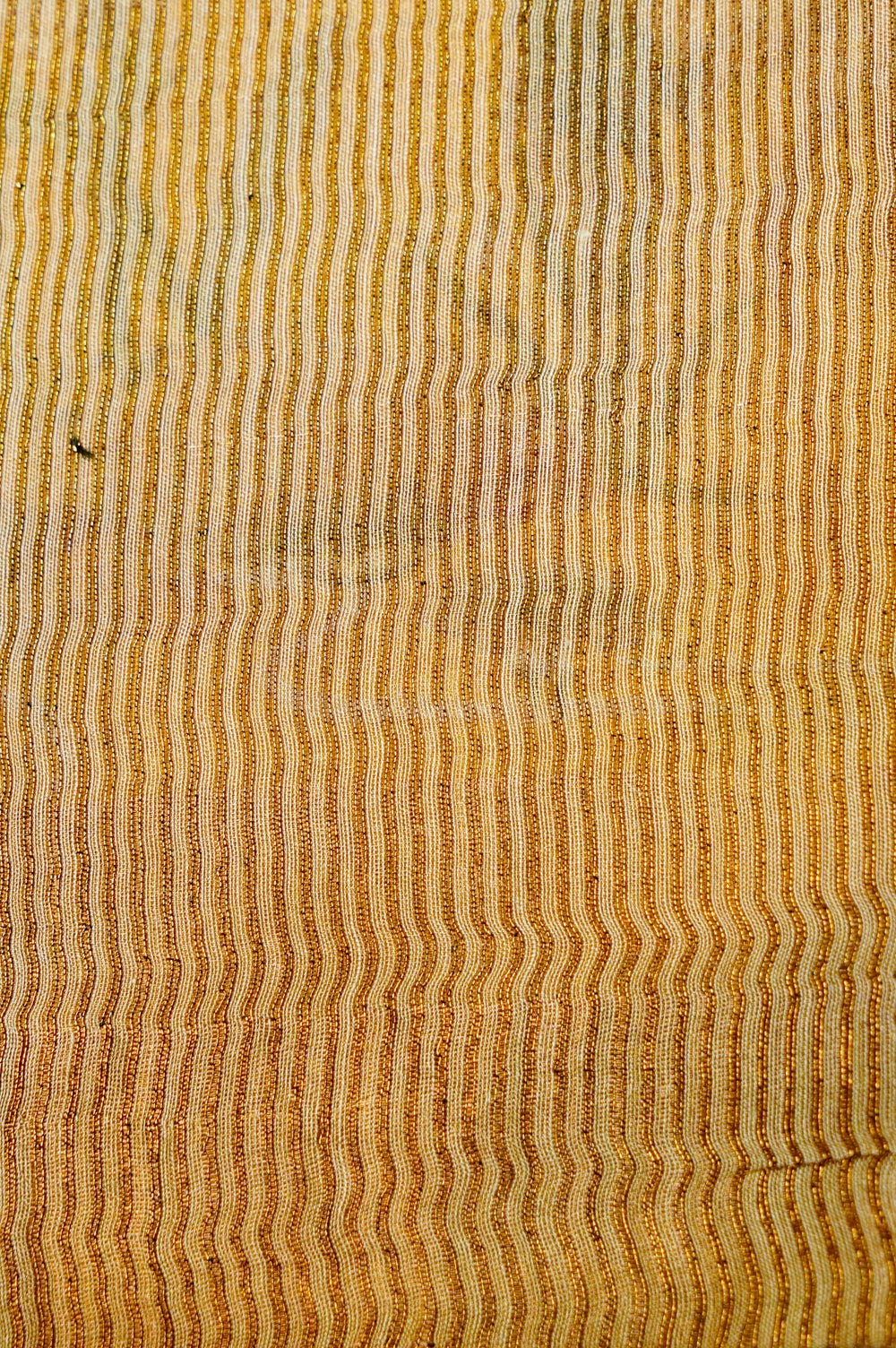 Handwoven Mustard Yellow Banarasi Tussar Silk Saree