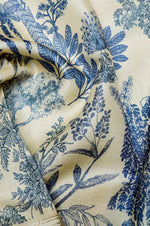 Handwoven Cream Banarasi Tussar Silk Saree