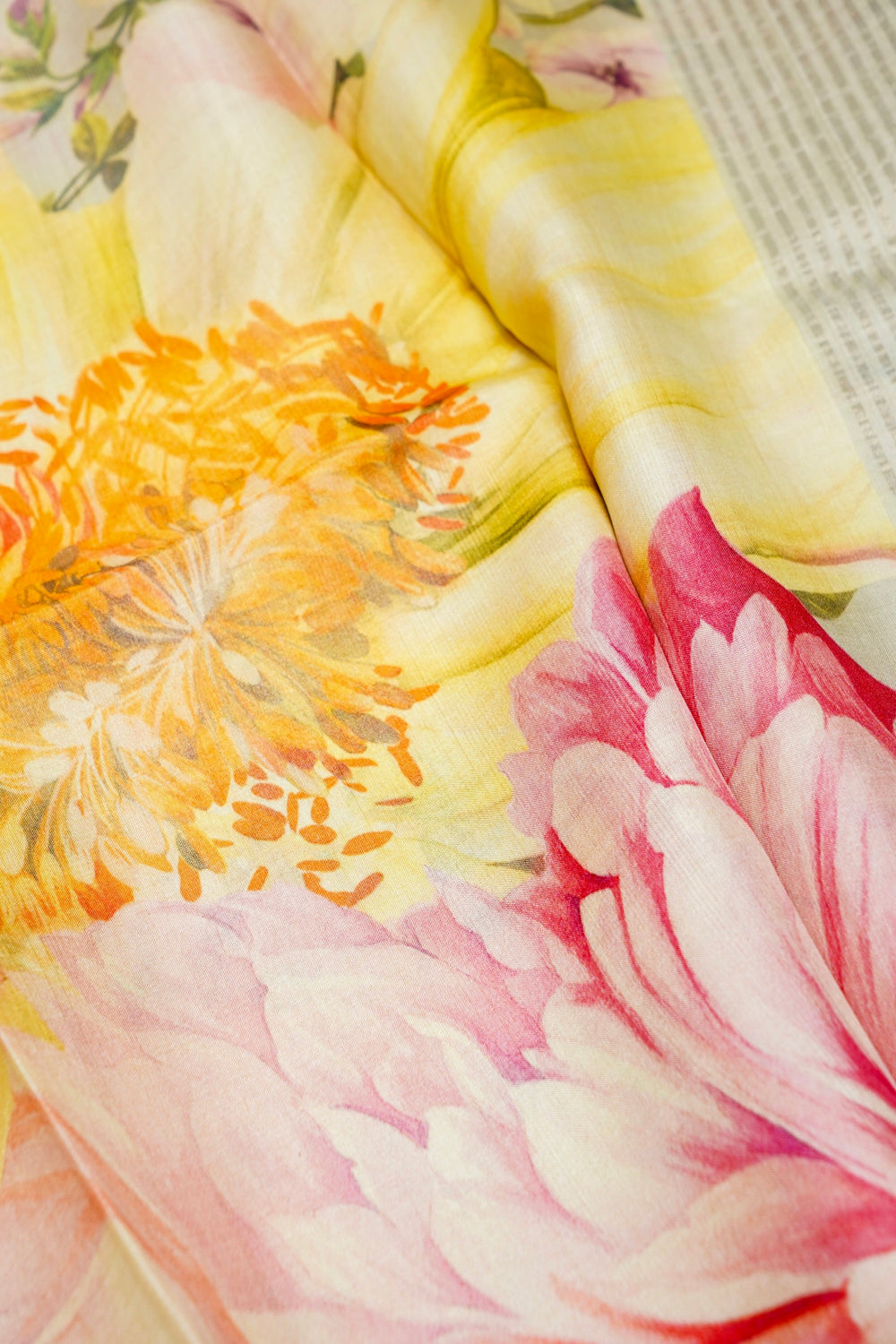 Handwoven Grey Banarasi Tussar Silk Saree