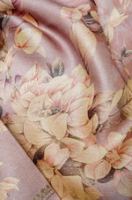 Handwoven Onion Pink Banarasi Tussar Silk Saree