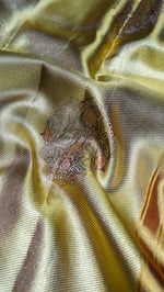 Designer Golden Kanjivaram Silk Saree